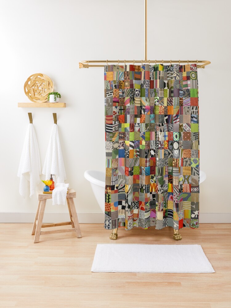IKEA  New SANDBREDAN Shower curtain  Multicolour 180 x 180 cm  UK-B786 