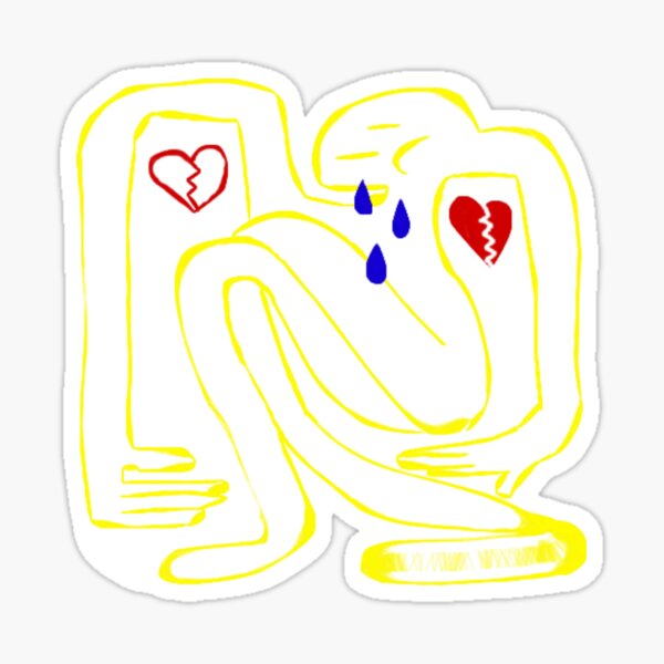 BrokenHearted Sticker