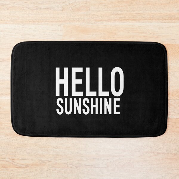 Item preview, HELLO SUNSHINE | COLLECTION: HELLO || BATHMAT designed and sold by babyrage.