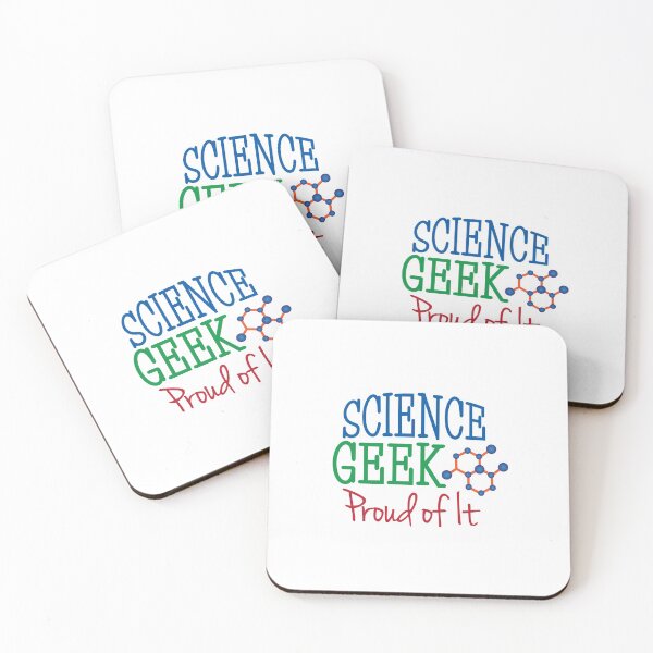 Item preview, 'Science Geek Proud Of It' (White) designed and sold by The Button Gal.