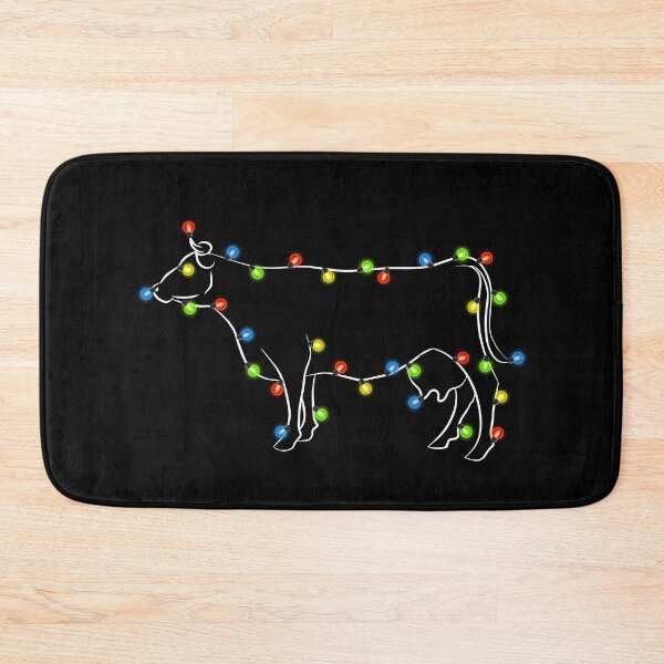 Item preview, Cow Christmas Light Funny Cow Lover Christmas designed and sold by MerchK1ng.