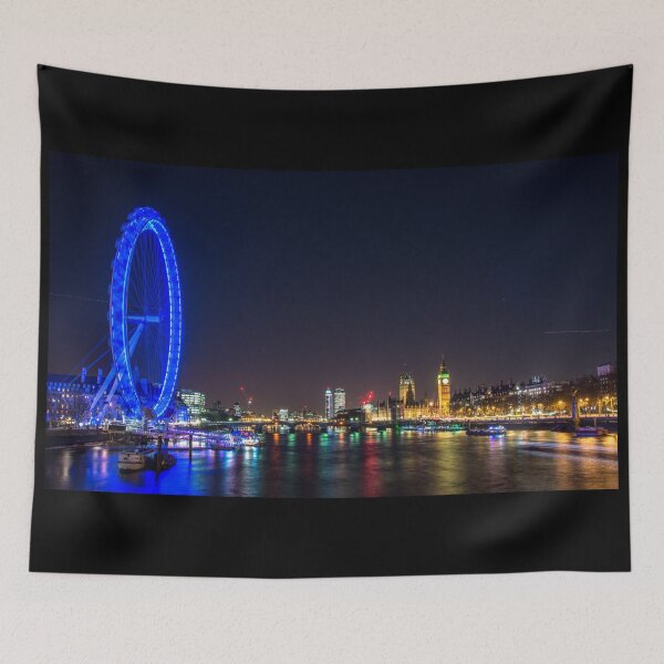 Item preview, London Skyline at Night designed and sold by Roselyn Shoko.