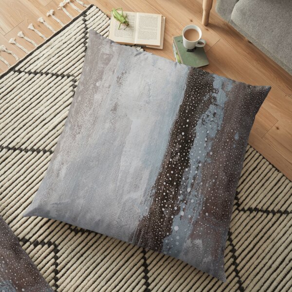 neutral brown Floor Pillow