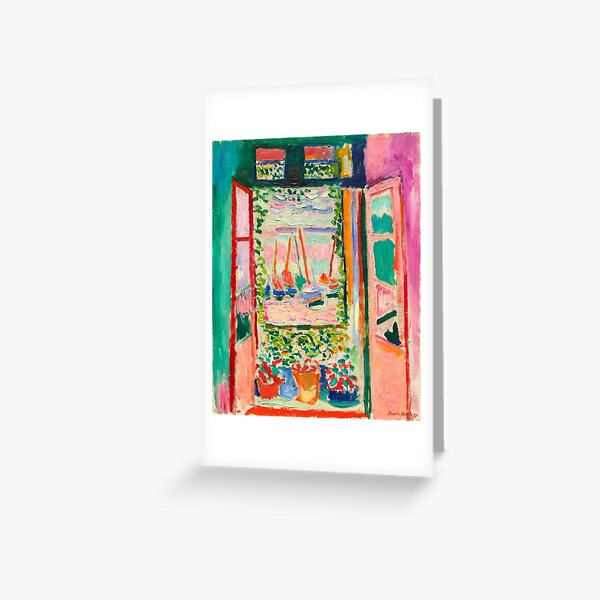 Open Window Painting Henri Matisse Shirt Dress Greeting Card