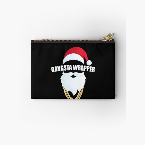 Item preview, Gangsta Wrapper Funny Santa Christmas designed and sold by MerchK1ng.