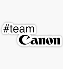 Team Canon Sticker