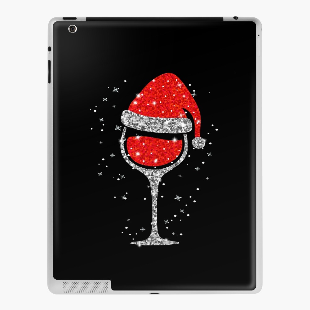 Christmas Plaid Personalized 19 oz Red Wine Glass