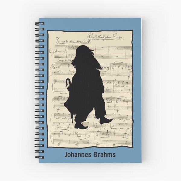 Item preview, Johannes Brahms, silhouette designed and sold by Schulbrot.
