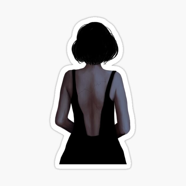 Hydra | Woman in a black dress | 02 Sticker