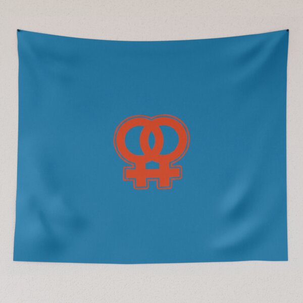 Item preview, Orange Double Venus Lesbian Symbol designed and sold by ijanet.