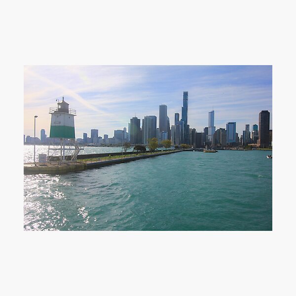 Item preview, Chicago Skyline and Lighthouse Beauty designed and sold by Gary Horner.