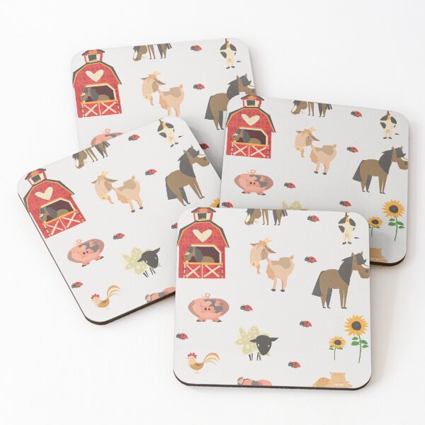 Item preview, Farm animals theme - Multi color pack - aesthetic designed and sold by MandWthings.