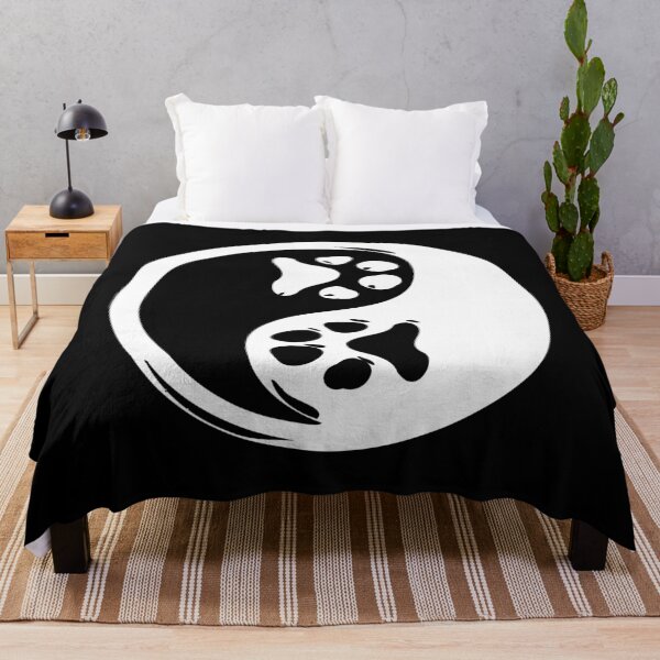 Item preview, Yin Yang paw cat dog designed and sold by TShirtsByMs.