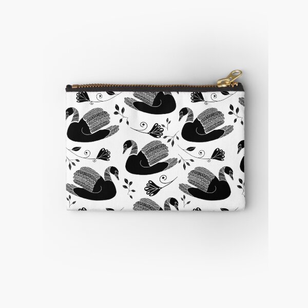 Item preview, Folk art swan pattern designed and sold by nacaca.