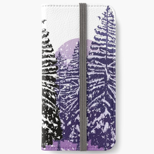 Snowy Pines iPhone Wallet