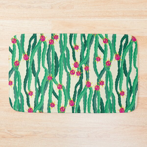 Item preview, Dragonfruit Cactus Tropical Plant Pattern designed and sold by rocketandindigo.