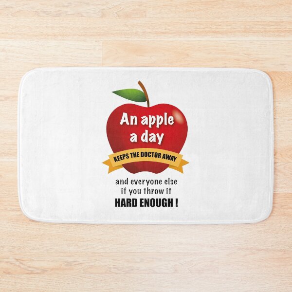 Item preview, An apple a day, keeps the doctor away... designed and sold by MoonieTenshi.