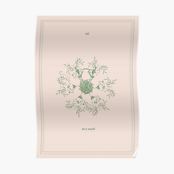 in a week - tarot card Poster