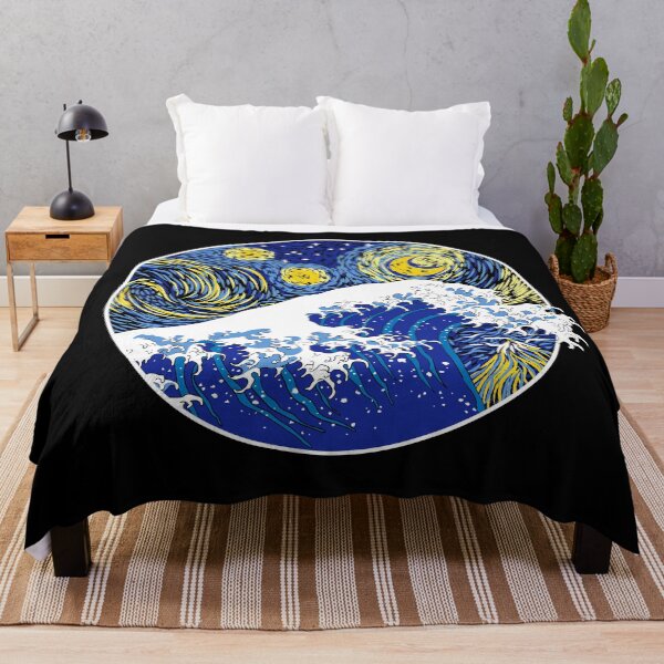 Item preview, The Great Starry Wave - great wave off kanagawa - starry night designed and sold by therocketman.