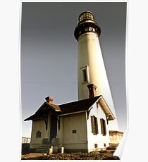 Light House at Pigeon Point Poster