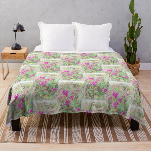 Item preview, Purple tiny meadow flowers  designed and sold by Tonyasartprints.