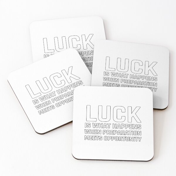 Item preview, Stoic Quotes - Luck is what happens when preparation meets opportunity designed and sold by Inspirationmotivation.