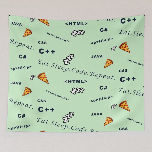 Item preview, Eat.Sleep.Code.Repeat. designed and sold by PhoeniXDreamer.