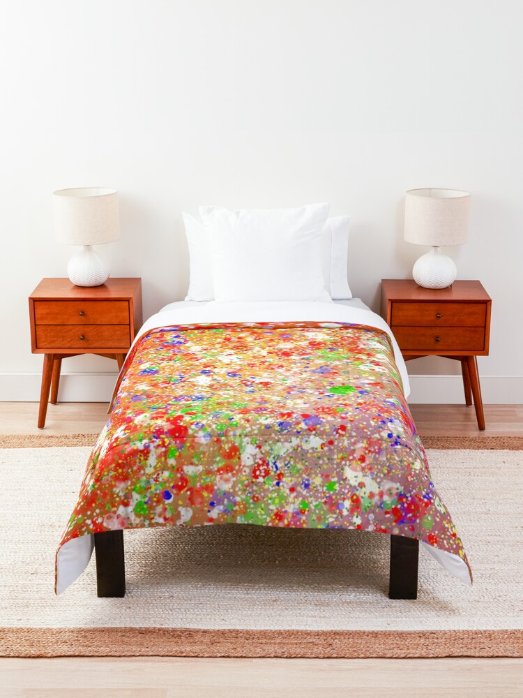Thumbnail 3 of 6, Comforter, Christmas Splash designed and sold by roggcar.