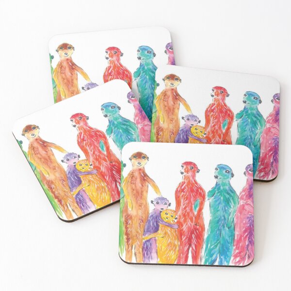 Item preview, Psychedelic Meerkats  designed and sold by Casimirasart.