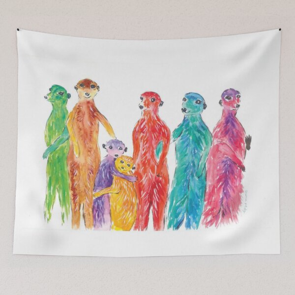 Item preview, Psychedelic Meerkats  designed and sold by Casimirasart.