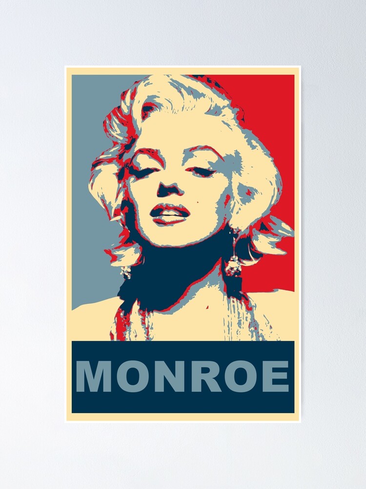 Marilyn Monroe Pop Art Campaign Poster By Yin888 Redbubble
