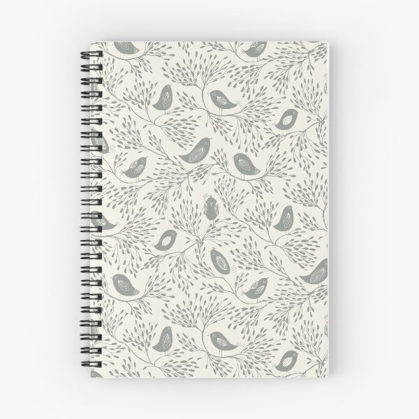 Item preview, Birds In A Tree Pattern in Grey designed and sold by rocketandindigo.