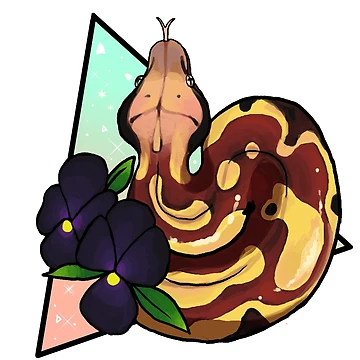 Artwork thumbnail, Magical Blood Python by Morgan Carpenter