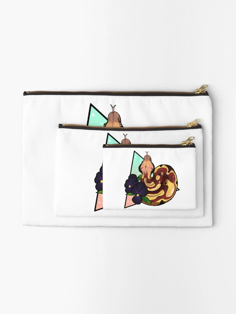 Thumbnail 2 of 4, Zipper Pouch, Magical Blood Python designed and sold by Morgan Carpenter.
