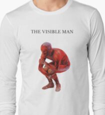 david byrne the visible man Long Sleeve T-Shirt