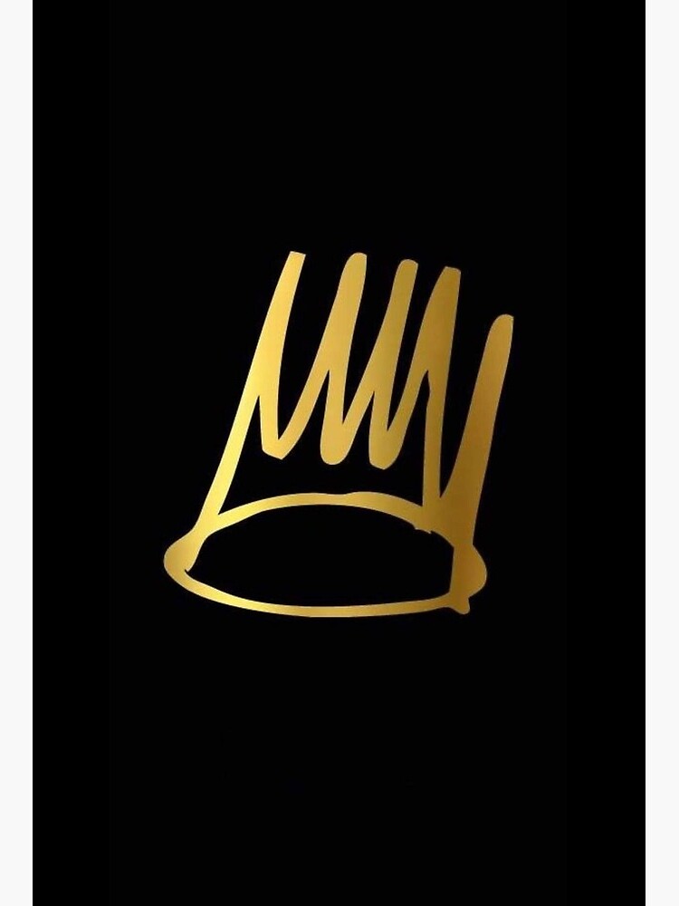J Cole Gold Crown Art Board Print By Killingk Redbubble
