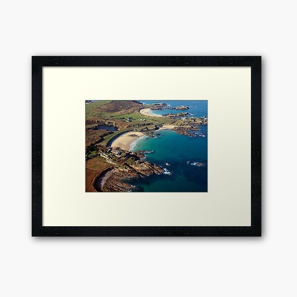 Corblet's Beach - Alderney Framed Art Print