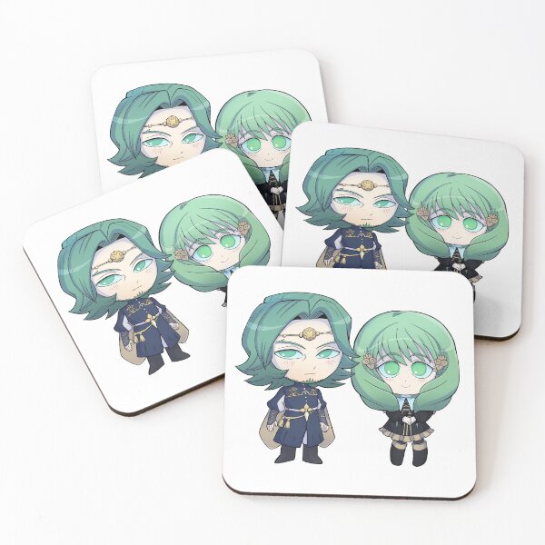 Item preview, Seteth and Flayn - Fire Emblem Three Houses - Chibi Cuties designed and sold by kickgirl.
