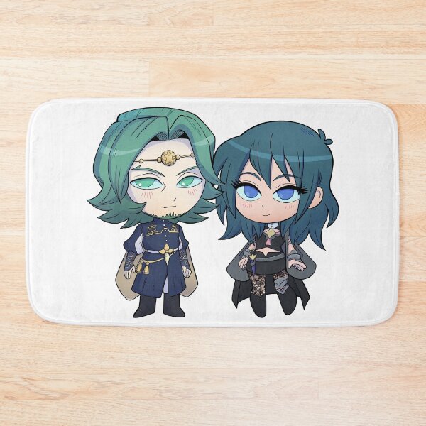 Item preview, Byleth (F!Byleth) and Seteth - Fire Emblem Three Houses - Chibi Cuties designed and sold by kickgirl.
