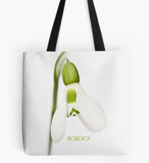 Snowdrop...the card Tote Bag
