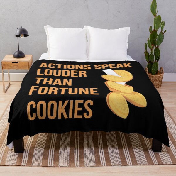Item preview, Funny Fortune Cookie Actions Louder Than Words Gift designed and sold by Maljonic.