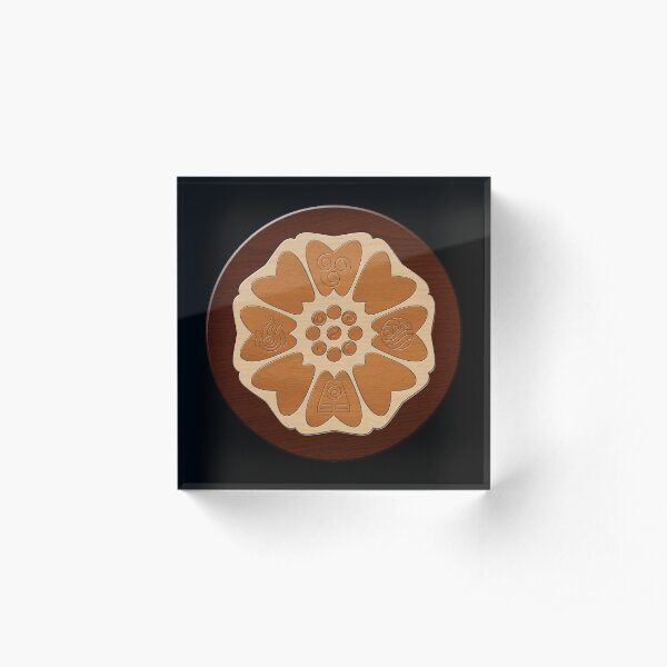 Order of the White Lotus Acrylic Block