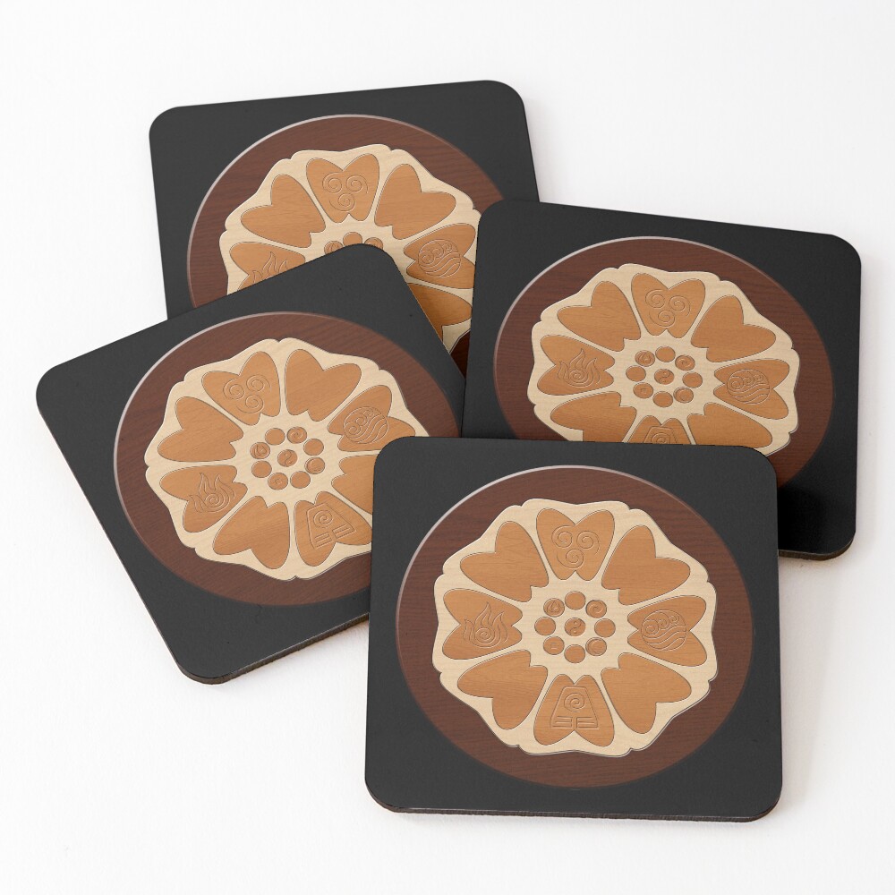 Order of the White Lotus Coasters (Set of 4)