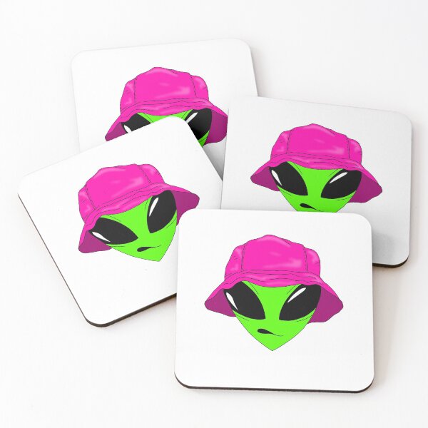 Item preview, bucket hat alien designed and sold by cool stickerz.