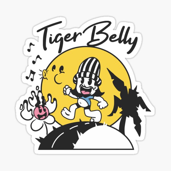 funny belly Sticker