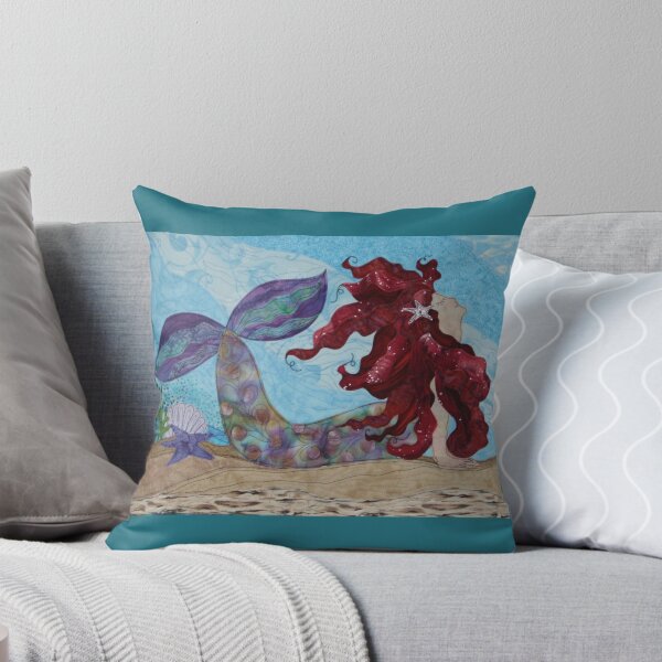 Item preview, Yoga Redheaded Mermaid designed and sold by NaidaK.