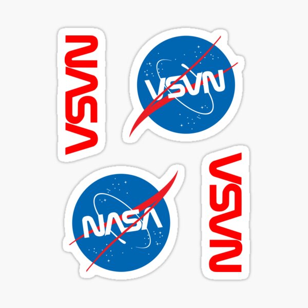 NASA (Wormball) Sticker