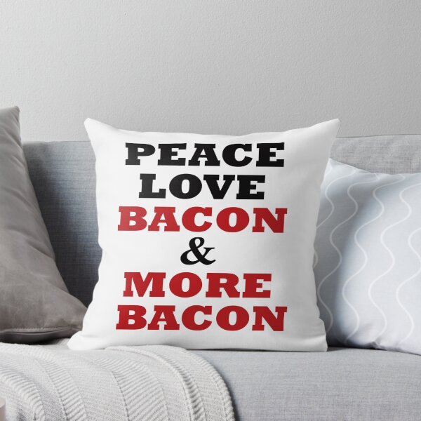 Item preview, Peace Love Bacon and More Bacon designed and sold by BaconLovers.