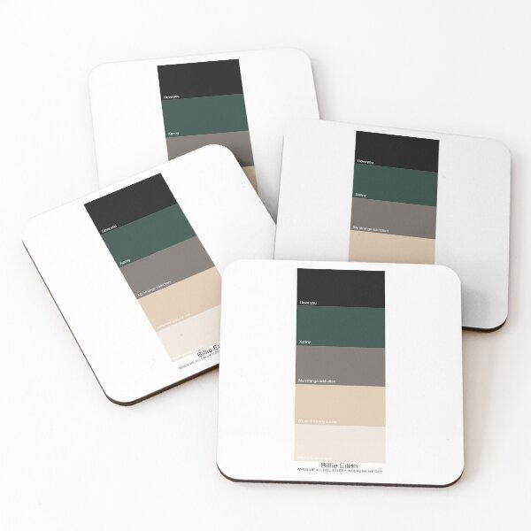 Item preview, when we all fall asleep where do we go? swatches designed and sold by cool stickerz.