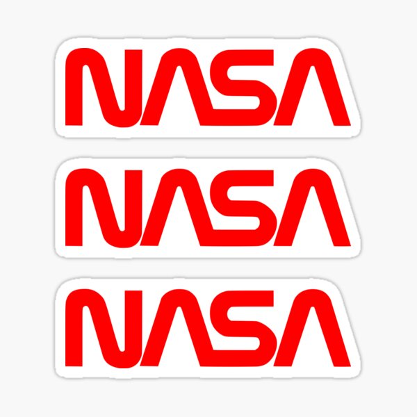 NASA ×3 Sticker